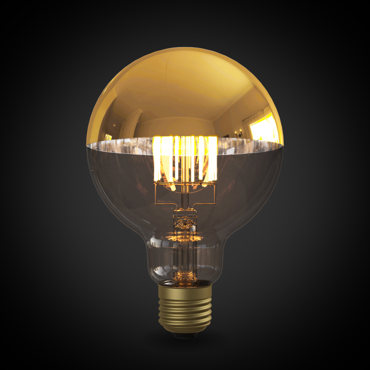楽天市場】BeatSonic Siphon Mirror Ball95 / Copper mirror（LED電球/Tミラー/電球色 色温度2700K  全光束600lm/55W相当 口径E26） : あかりＳｈｏｐ ちるま