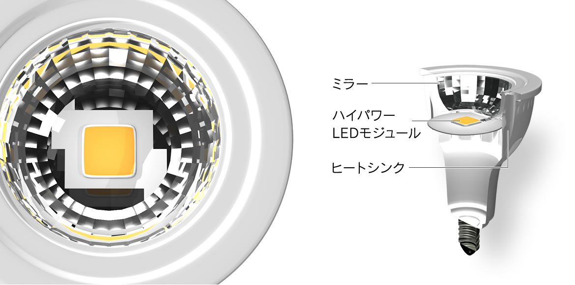 スポットLED/ハロゲン型「影美人。」シリーズ