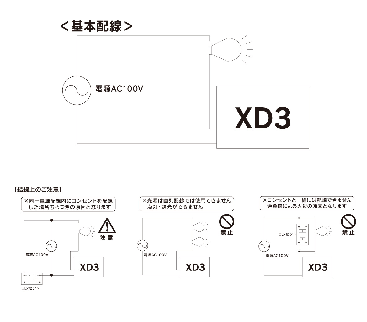 手元調光器 XD3